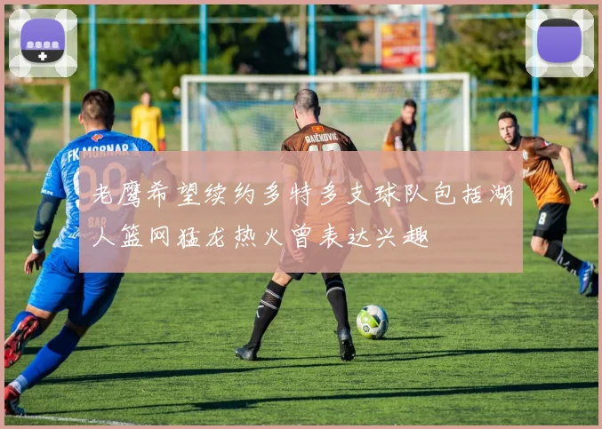 老鹰希望续约多特多支球队包括湖人篮网猛龙热火曾表达兴趣